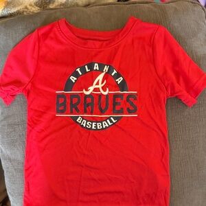 Atlanta Braves Kids Red Short-Sleeve Tee